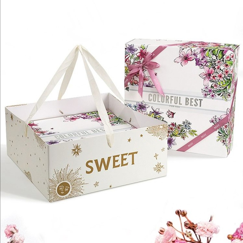 Wholesale Gift Box Full Color Printing 3-Layer Corrugated Mailing Paper Box with Ribbon & Paper Bag for Fruits Packaging – Fruit Packaging Box and Folding Box price