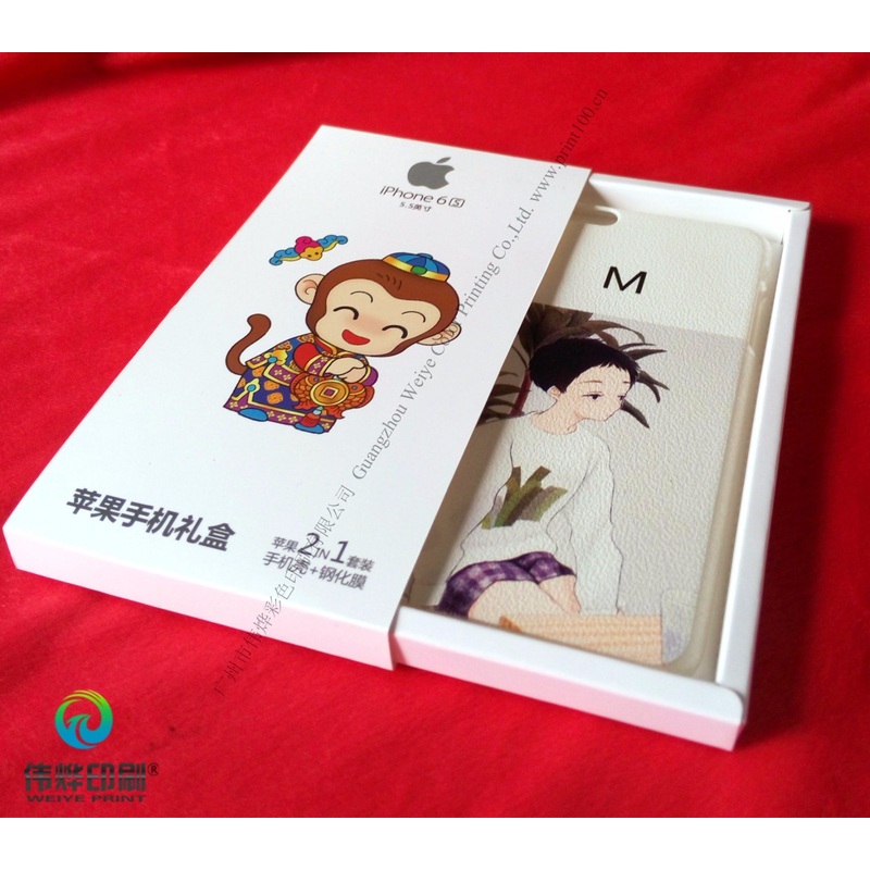 Custom Design Sliding Drawer Paper Phone Case Packaging Box – White Retail Phone Package and Slide Drawer Mobile Phone Case Packing price