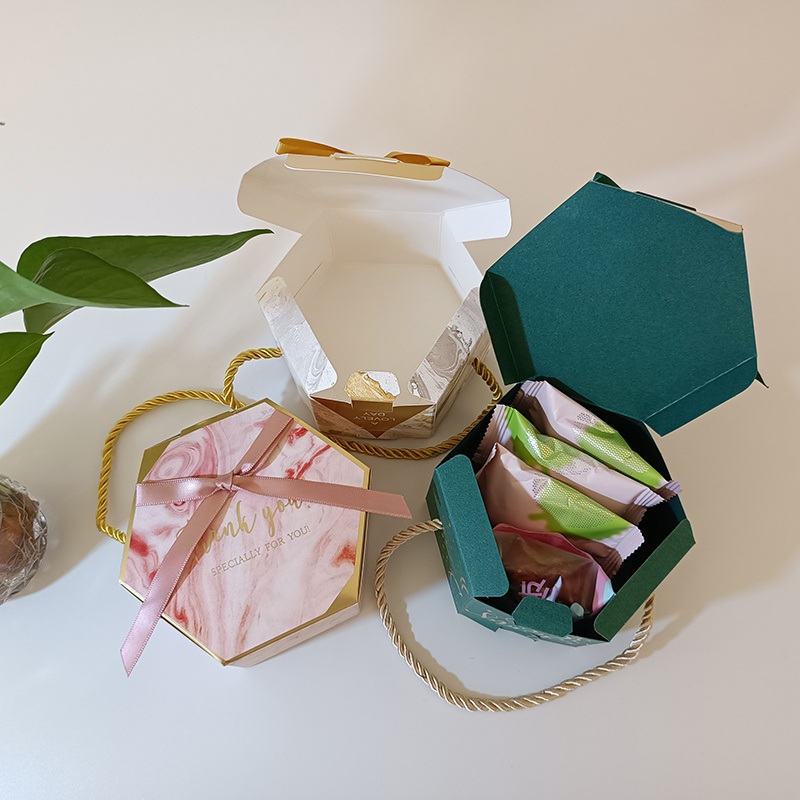 Custom Wedding Candy Packaging Sweet Paper Gift Box with Handle – Gift Box and Packaging Box price