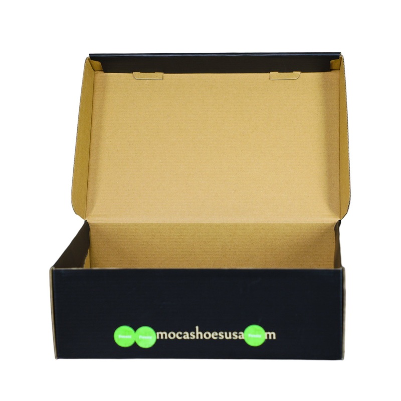 Customized Logo Printing Black Mailer Shoes Packaging Box – Shoes Packaging Box and Shoes Box price
