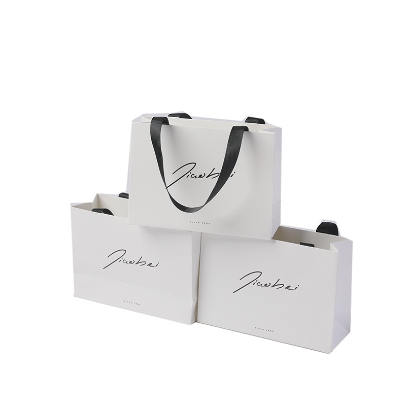Luxury High Quality White Printed Paper Shopping Bag Gift Bag with Handle – Paper Bag and Shopping Bag price
