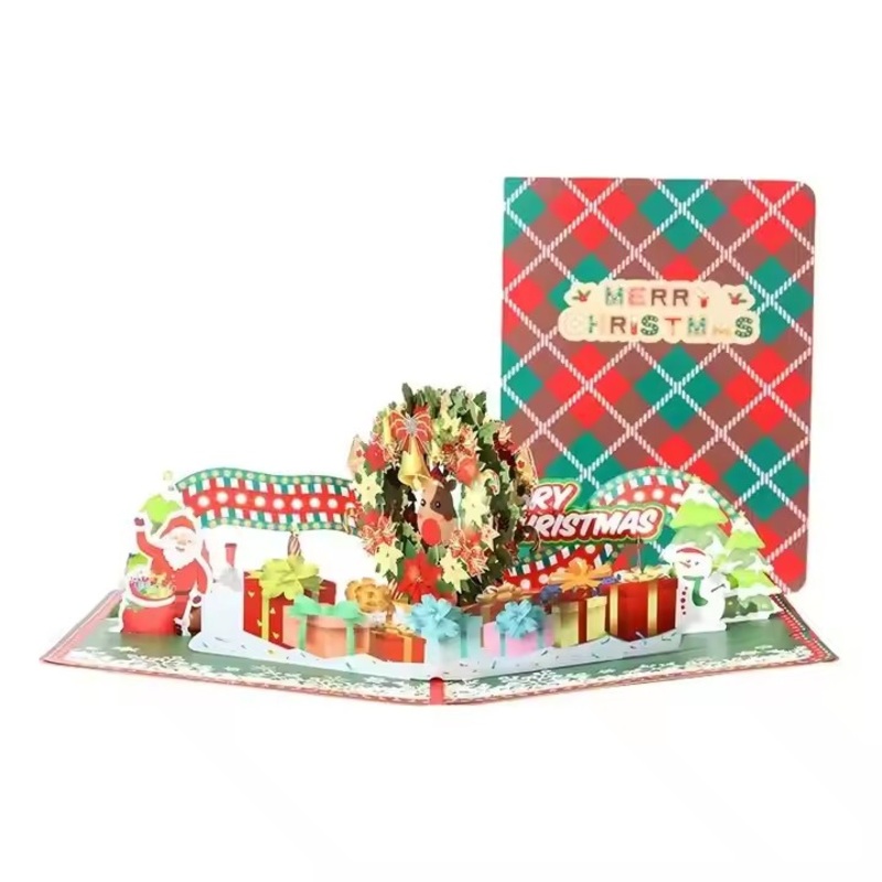 Merry Christmas DIY Pop up Greeting Cards Lot Wholesale Custom Greetings Card Greeting Cards Christmas – Custom Card and Greeting Card price