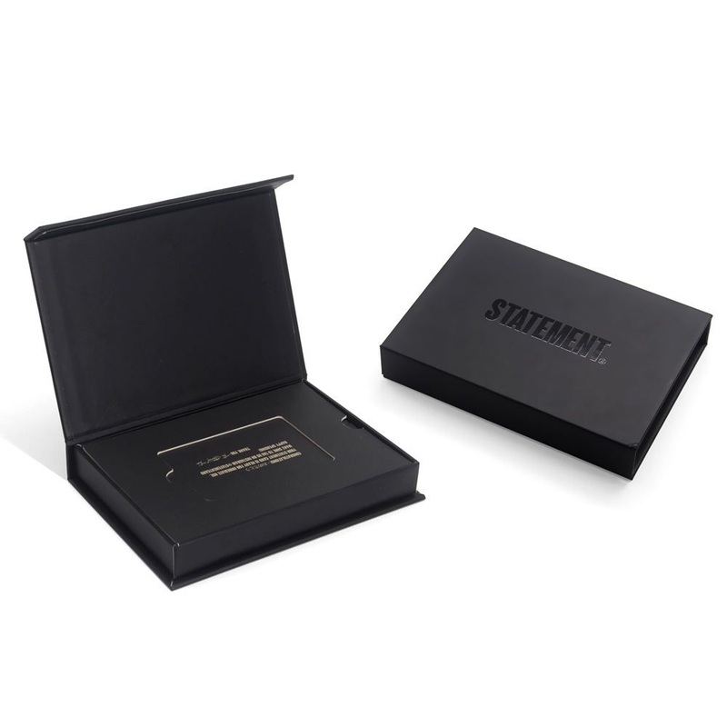 Personalized Custom Printinq UV 3D Matt Black VIP Card Packing Credit Card Box – Credit Card Black Box and Custom Credit Card Box price