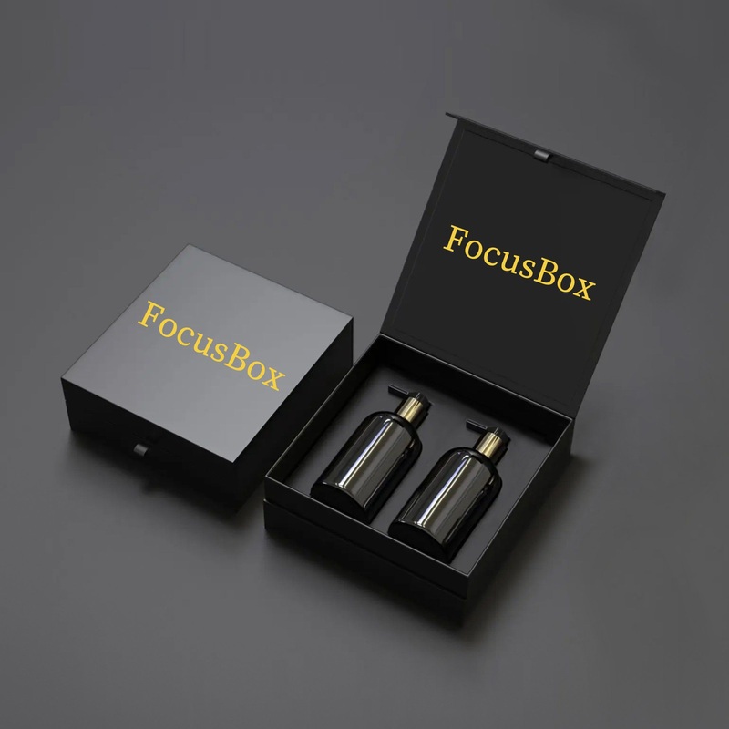 Bdl Wholesale Custom Packaging Elegant Black Small Cosmetic Perfume Box Magnetic Paper Gift Box for Skincare Packaging – Perfume Box and Magnetic Box price