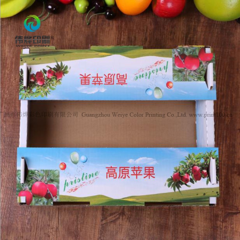 Corrugated Paper Printing Color Fruit (Apple) Storage Packaging Box – Packing Box and Gift Box price