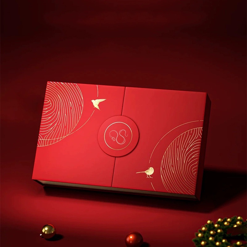 Custom Logo Eco Friendly Cardboard Luxury Paper Packing Box Lid and Base Gift Bake Box with Clear Window for Christmas – Custom Packaging Box and Holiday Gift Box price