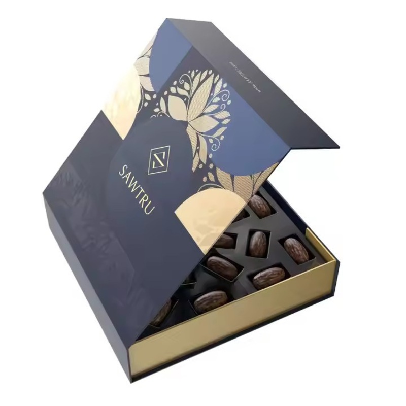 Eco-Friendly Rigid Folding Customized Full Color Printing Matt Lamination Gold Foil Magnetic Gift Box Chocolate Packaging Box – Packaging Box and Folding Box price