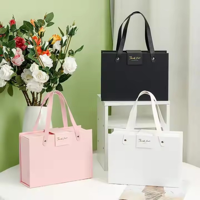 Cmyk Color Printing Folding Wedding Gift Box with Handle Factory Customized Packaging Magnetic Gift Box – Packaging Box and Folding Box price