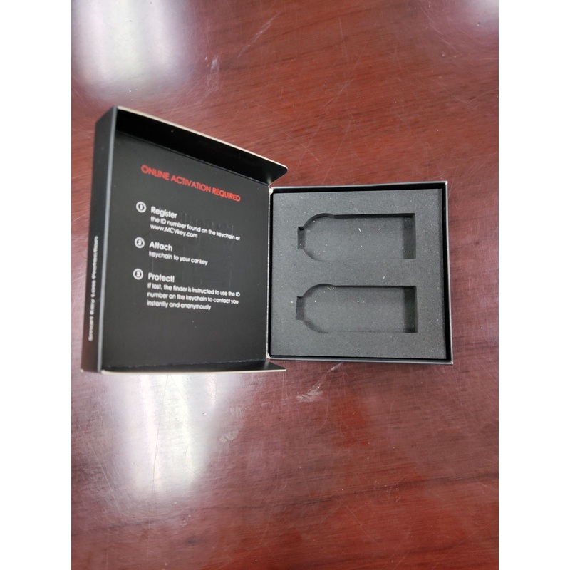 Custom Car Smart Key Protection Paper Box with Foam Inside – Gift Box and Packing Box price