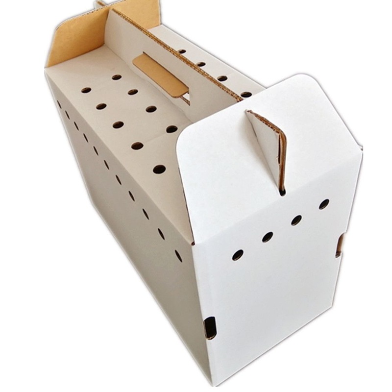 Custom Live Animal Transport Box Rigid Paper Pet Carrier Box for Live Baby Chicken Transport Customized – Pet Carrier Box and Pet Carry Box price