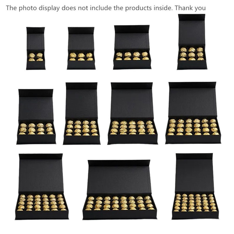 Customized Black Flip-Top Magnetic Chocolate Snack Gift Box – Arched Gift Box and Gift Box price
