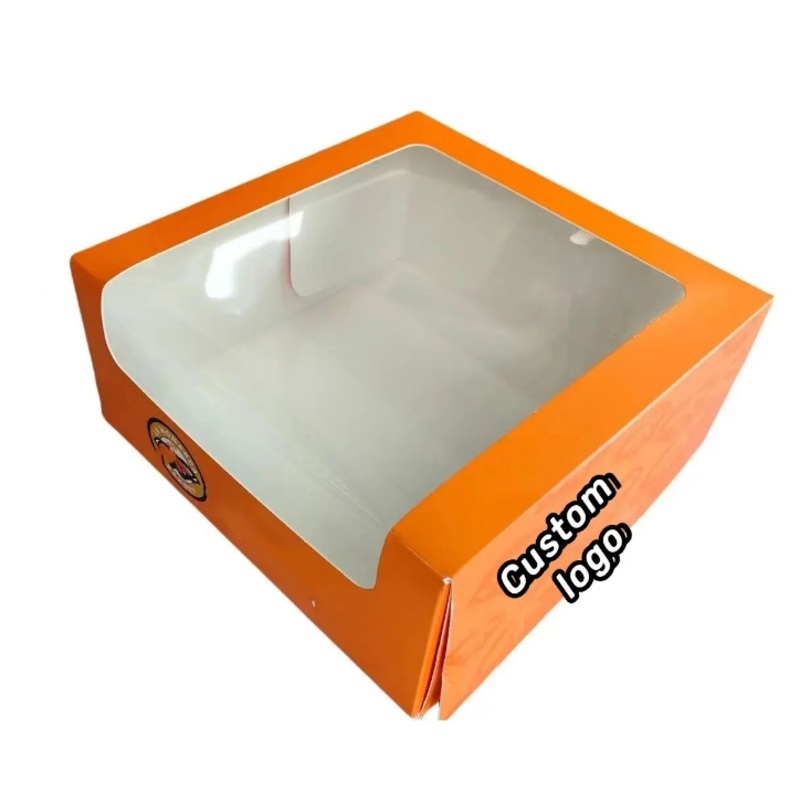 High-Quality Cookie & Pastry Packaging Cake Box with Window – Cake Boxes and Foldable Box price