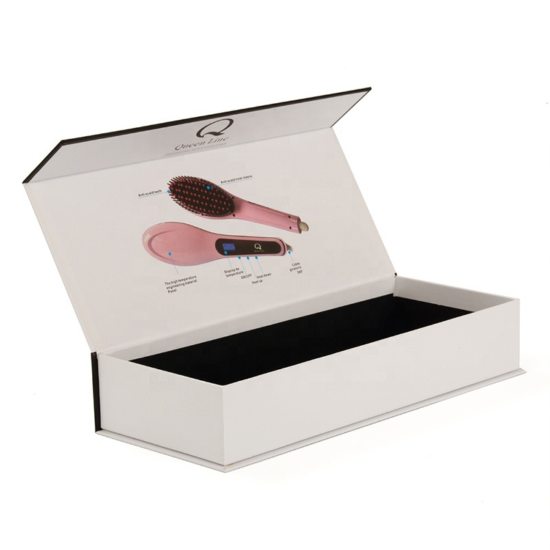 Luxury 2 Pieces Rigid Gift Box Packaging with EVA Insert for Beauty Comb Packing – Leather Belt Box and Packaging Boxes price