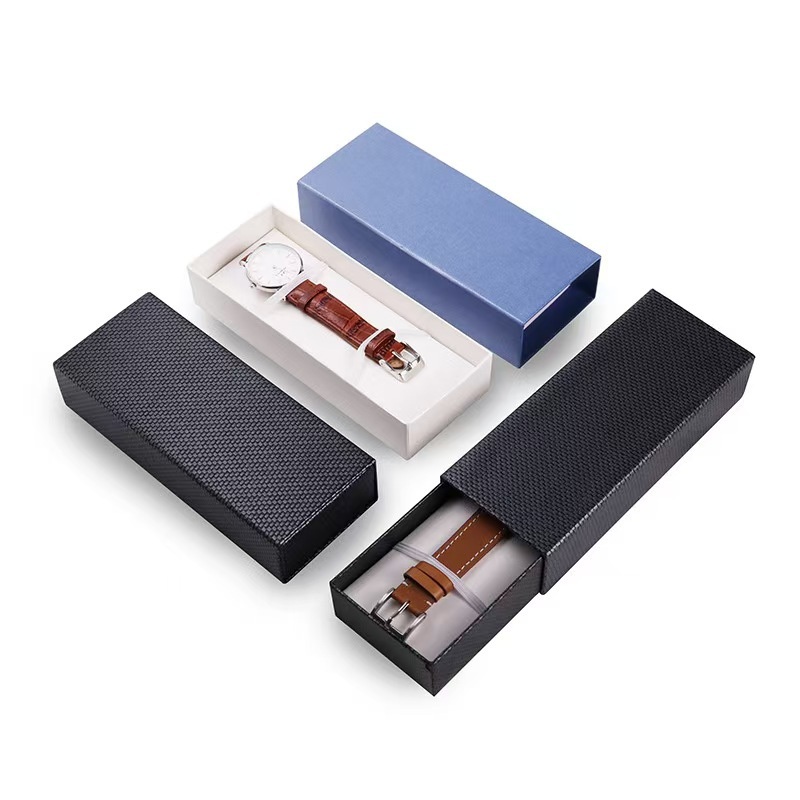 Luxury Custom Printed Cardboard Watch Paper Packaging Box Lid and Base Watch Band Shipping Package Gift Watch Boxes – Box and Packaging price