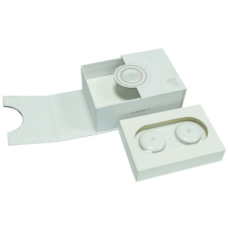 New Design Shaped Double Open Folding Packing Box Gift Paper Packaging for Electronic Product Bluetooth Headset – Paper Packaging Box and Cardboard Box price