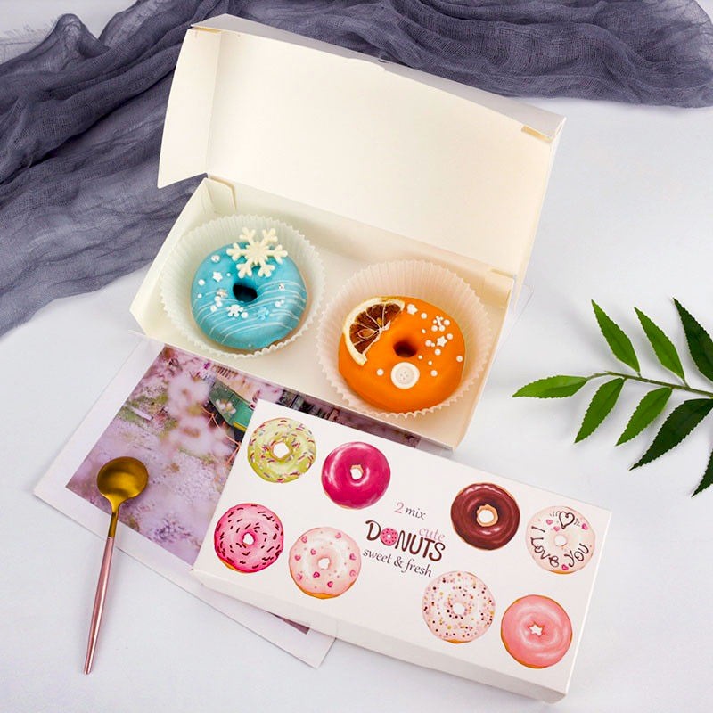 New Exquisite Paper Donut Box Party Cardboard Cake Box Custom Printing Paper Boxes – Exquisite Paper Donut Box and Party Cardboard Cake Box price