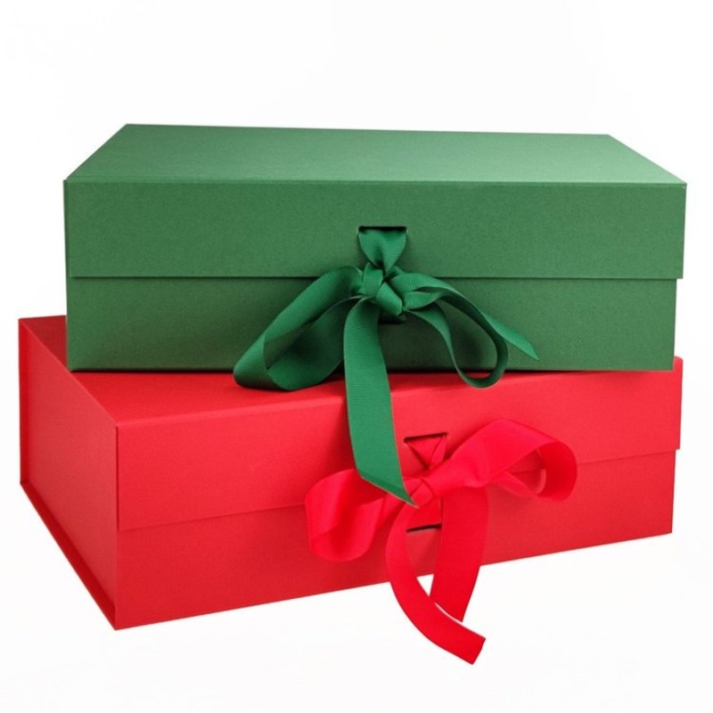 Wholesale Colorful Folding Cardboard Gift Packaging Box with Ribbon – Custom Gift Box and Jewelry Cosmetics Box price