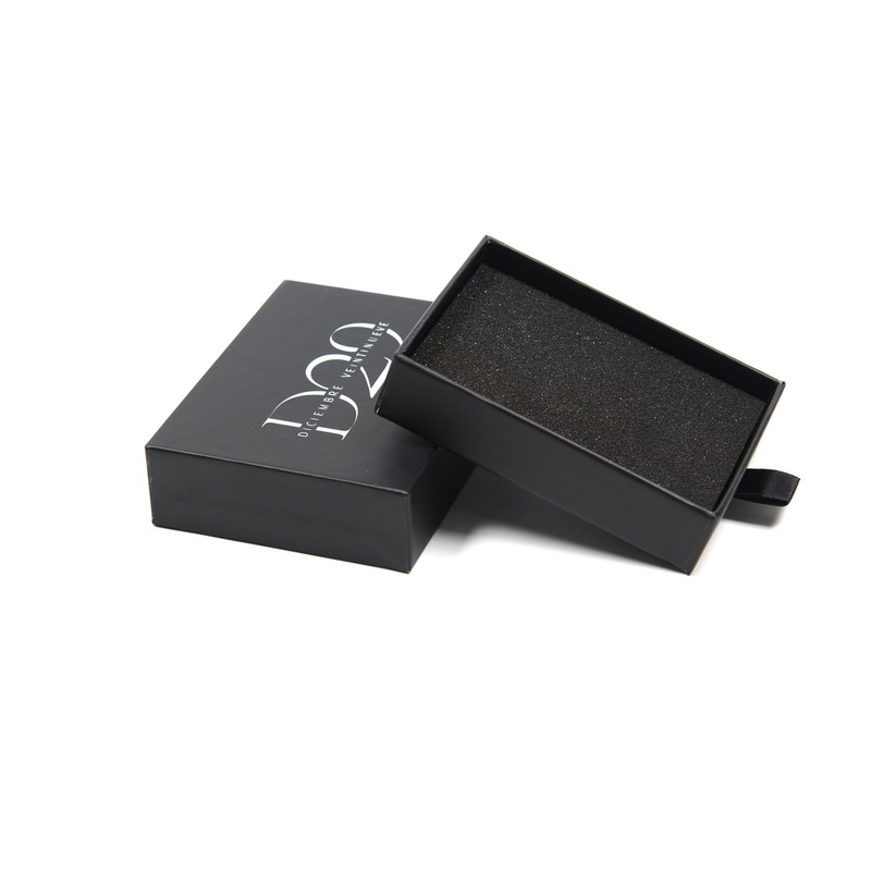 Black Drawer Gift Paper Box Jewelry Packaging Recycled Cardboard Eco-Friendly Box with Ribbon and Insert – Custom Box and Food Box price