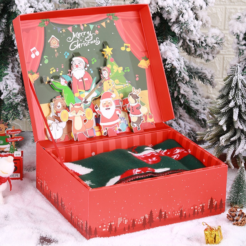 Custom Rigid Hard Cardboard Packaging Paper Clamshell Gift Box for Christmas – Packaging Box and Rigid Box price