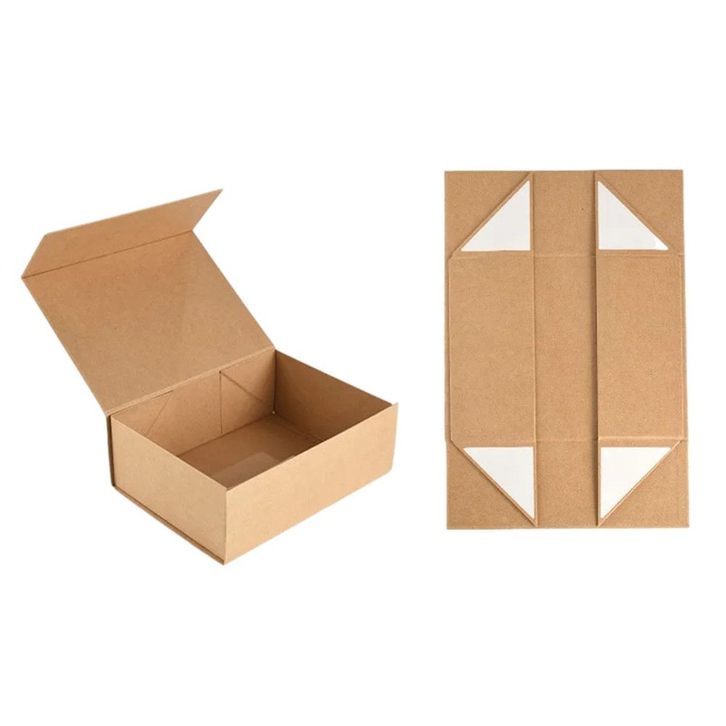 Customized Kraft Paper and Cardboard Flip Cover Magnetic Folding Gift Packaging Box – Arched Gift Box and Gift Box price
