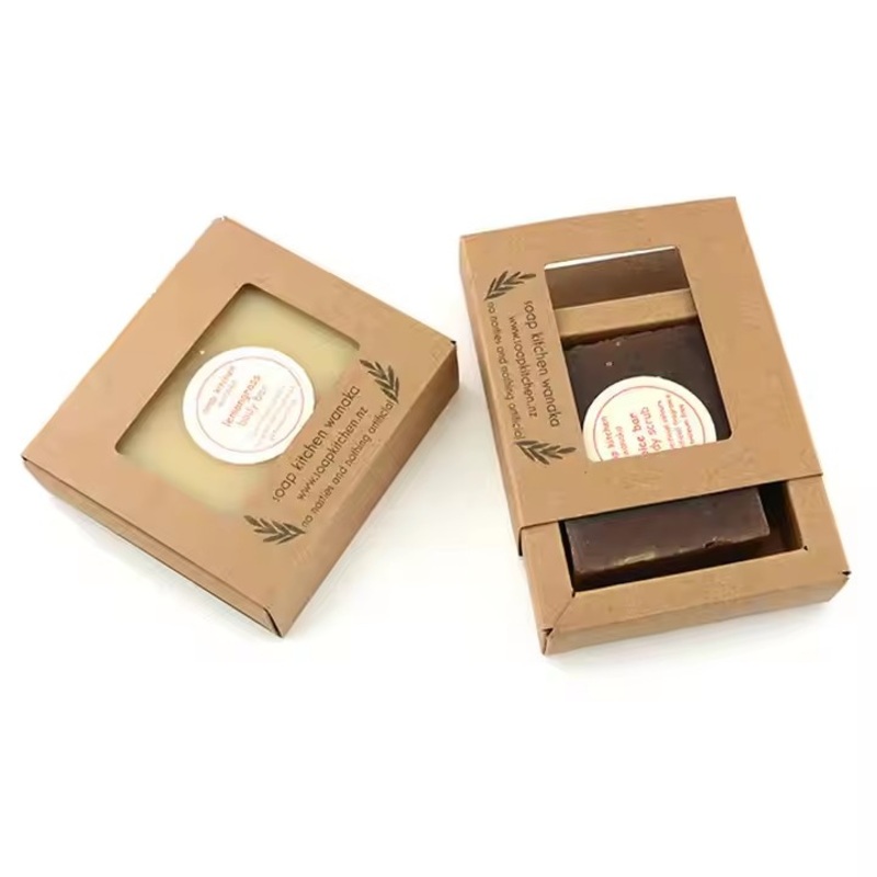 Hot Selling Hotel Luxury Kraft Soap Packaging Boxes Cmyk Printing Logo Factory Customized Package Box Design – Packaging Box and Folding Box price