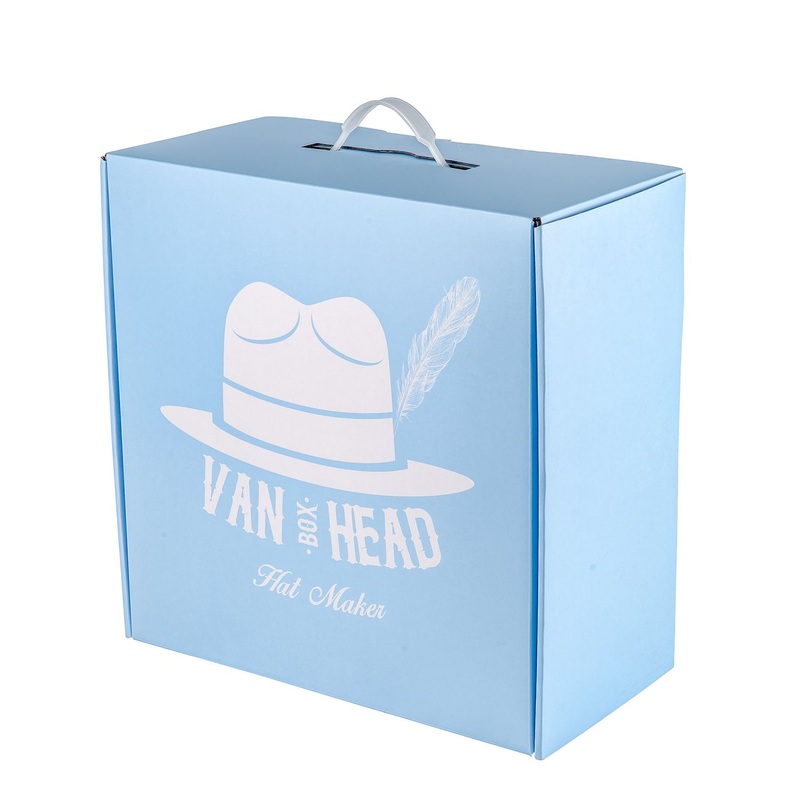 Manufacturer Custom Corrugated Carton Mailer Boxes for Wool White Fedora Hats Big Wide Brim Men Kids Women Leopard Fedora Felt – Fedora Box Hat and White Cardboard Cap Fedora Box price