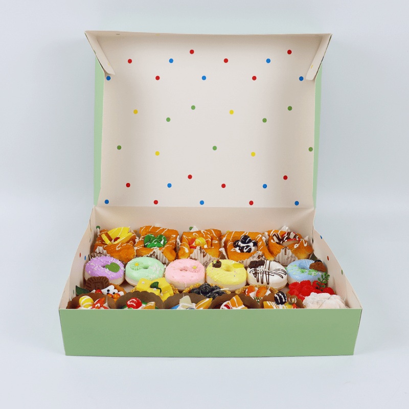 Personalized Donut Boxes for Cakes Mochi Donuts and Churros Unique Desiqns – Cake Dessert Box and Custom Made Cake Boxes price