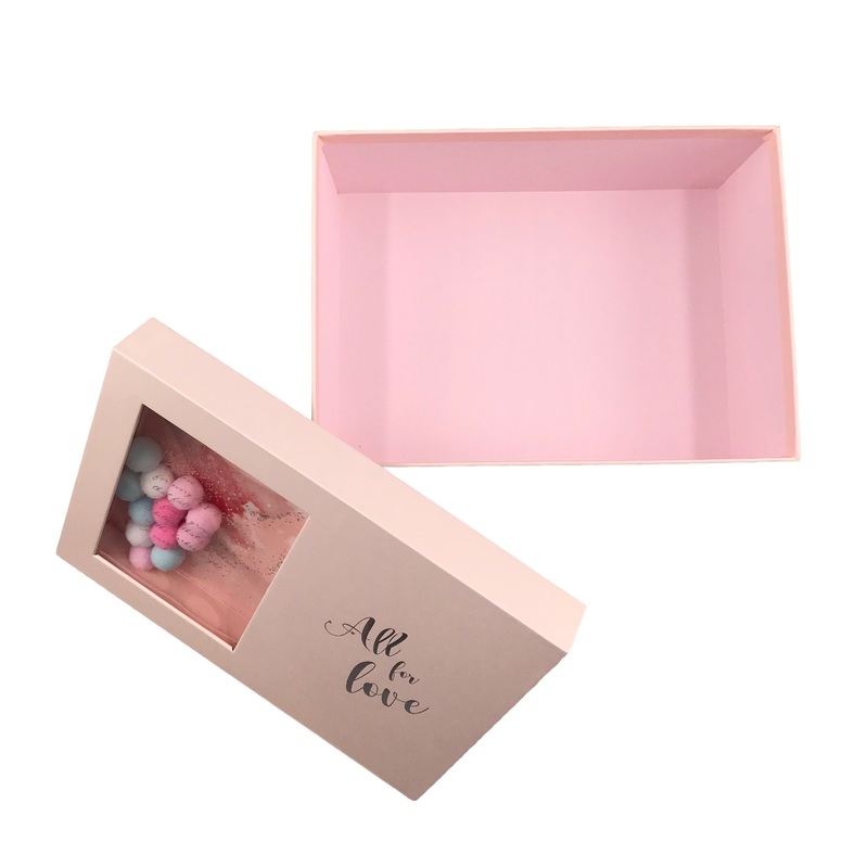 Pink Hardcover Paper Gift Jewelry Box with Custom Size – Paper Box and Hardcover Paper Box price