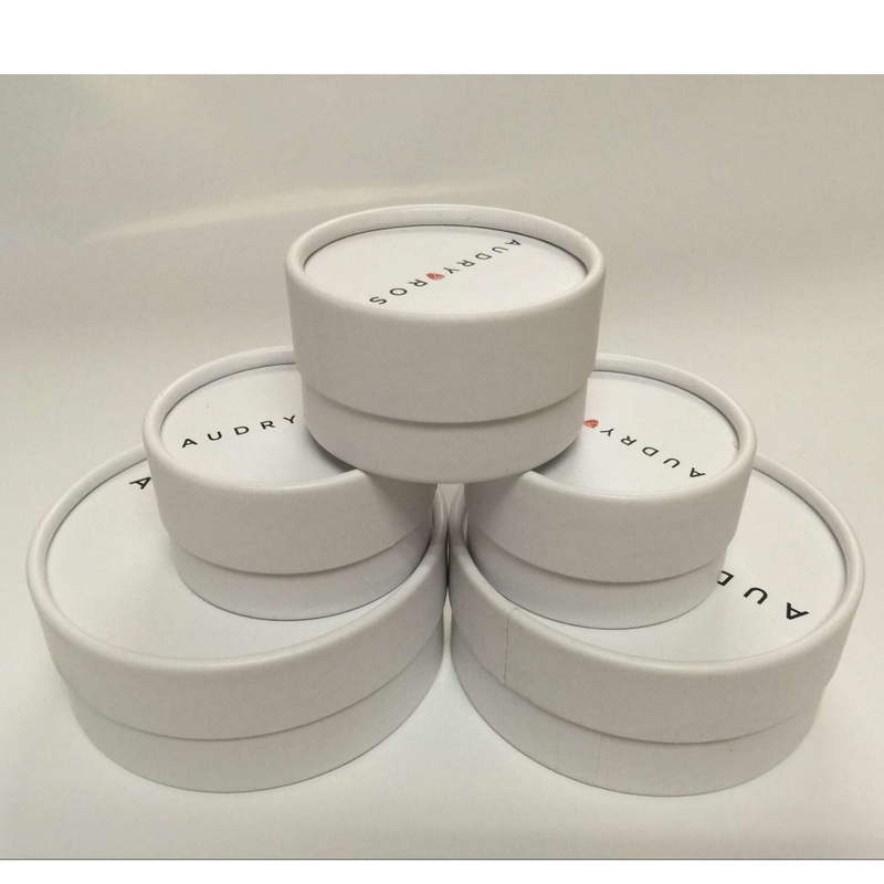 Wholesale Round Carton Case with Elegant Gold Foil Knot Design – Wholesale Case and Elegant Gold Foil Case price