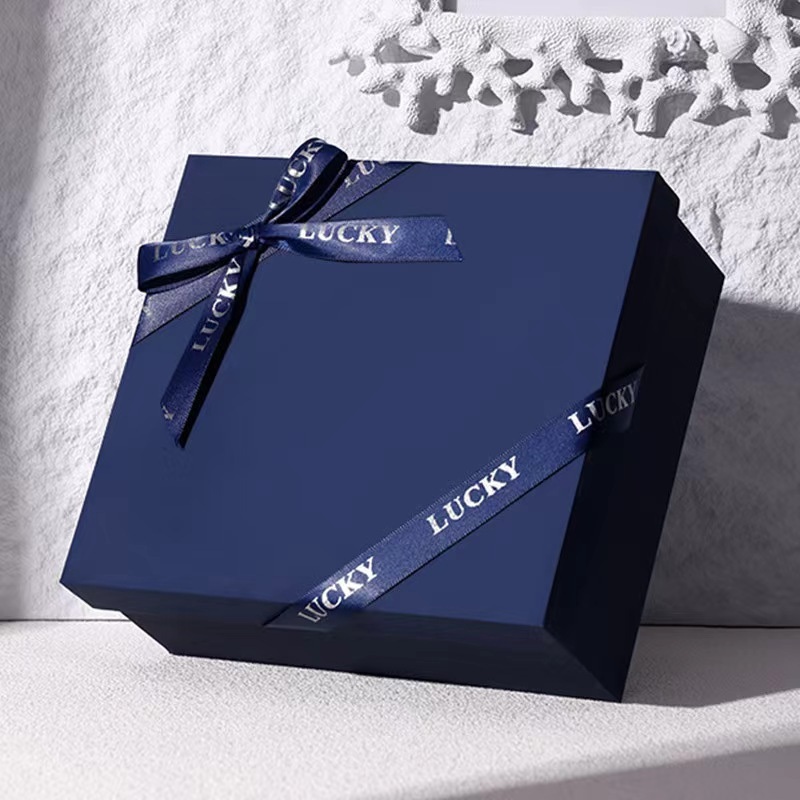 Beautiful Bow Cover Box Mothers Day Valentines Day Gift Mens Skin Care Set Gift Box Custom Packaging Box – Box and Packing price