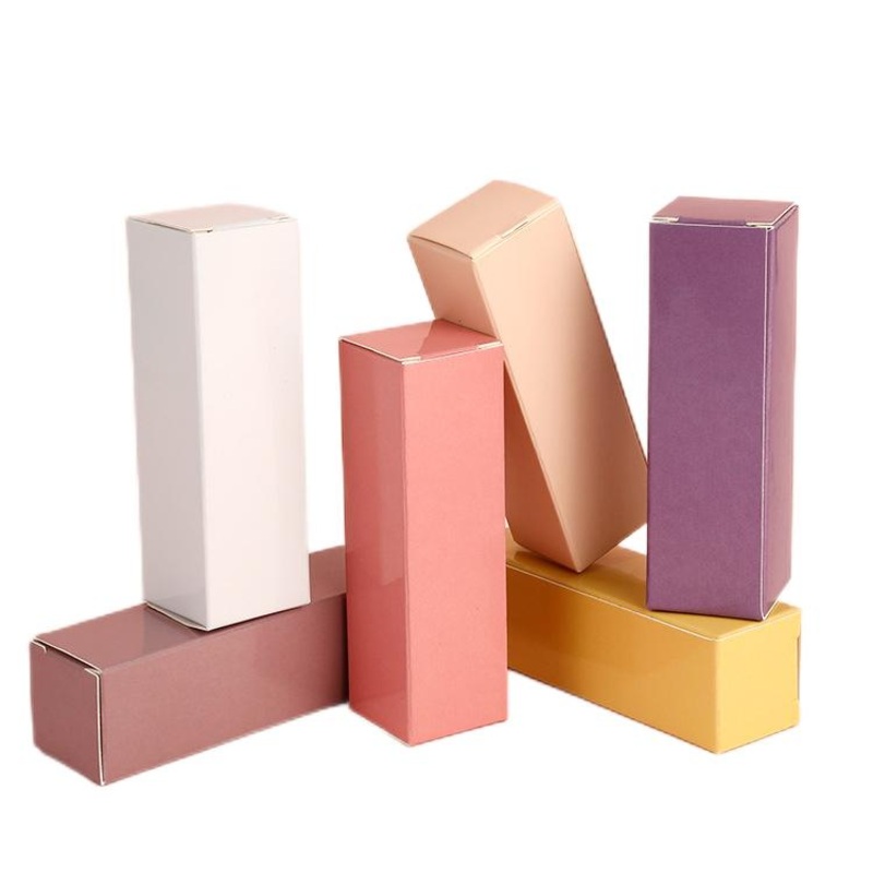 Colors Packing Box Essential Oil Bottle Packaging Paper Gift Boxes Rectangle Lipstick Packaging Gift Boxes for DIY Gift Cosmetic – Lip Gloss Box and Lipgloss Packaging Box price