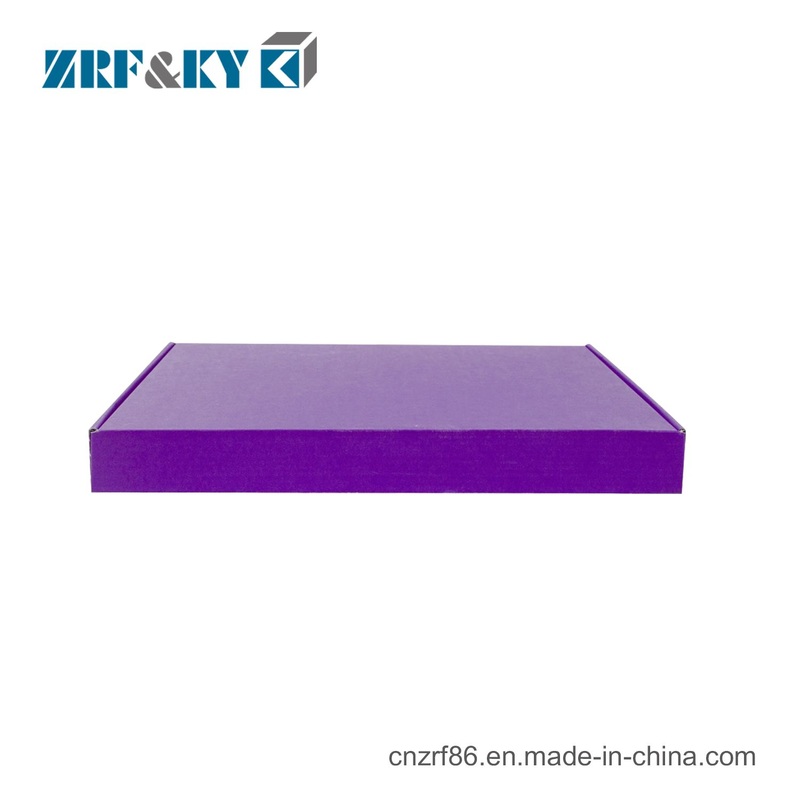 Custom Purple Color Printing E Flute Corrugated Shipping Mailer Box – Corrugated Box and Purple Mailer Box price