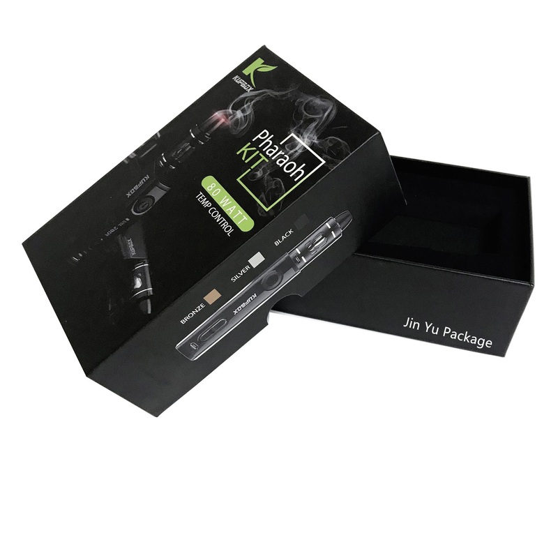 Luxury Handmade Paper Gift Packaging Box Warp Black Matte Paper – Cardboard Box and Jewelry Box price