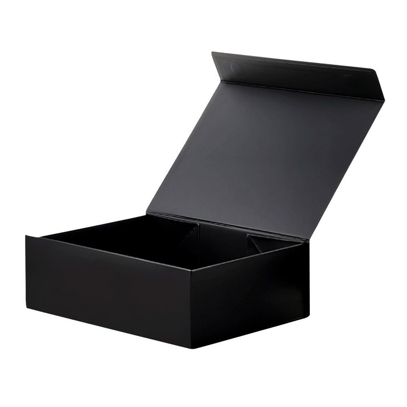 Magnet Folding Black Paper Flat Pack Packaging Box Luxury Magnetic Gift Box – Jewelry Set Gift Box and Jewelry Gift Box price