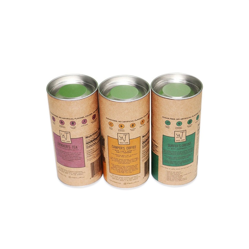 New Recyclable Tea Round Cylinder Box Craft Essential Oil Paper Packaging Tube – Paper Tube and Packaging Tube price