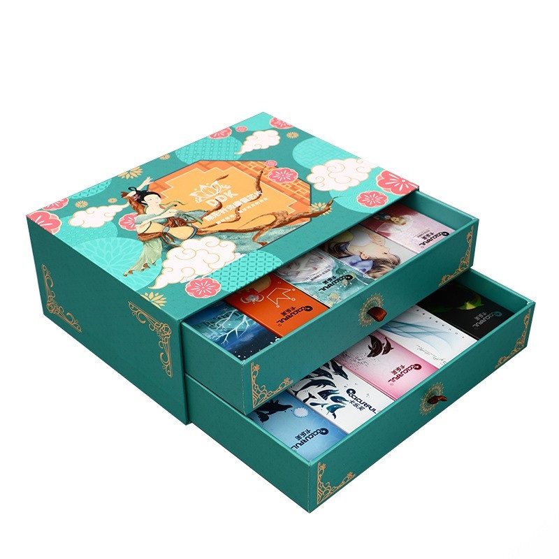 Custom High-Grade Cardboard Magnetic Closed Book Paper Gift Box for Solid Beverage Tea Coffee – Book Shape Flip Color Box and Paper Gift Box price