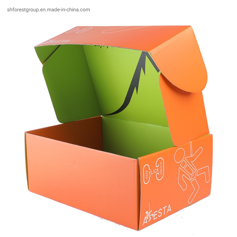 Custom Logo Corrugated Paper Packaging Kraft Folding Mailer Clothing Boxes – Paper Box and Box price