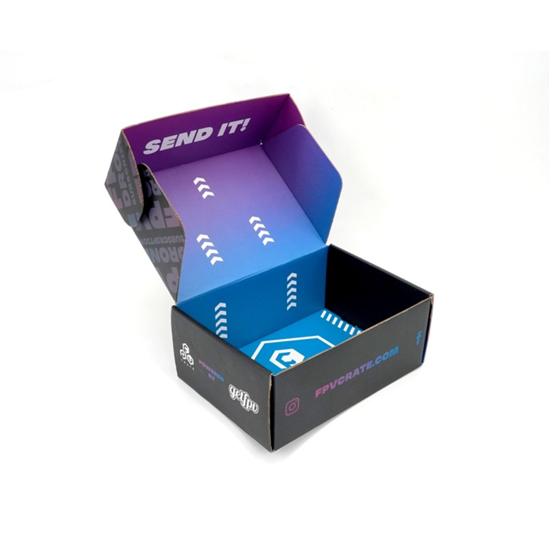 Custom Logo Printing Fold Paper Cardboard Packaging Corrugated Paper Box – Packaging Box and Paper Box price