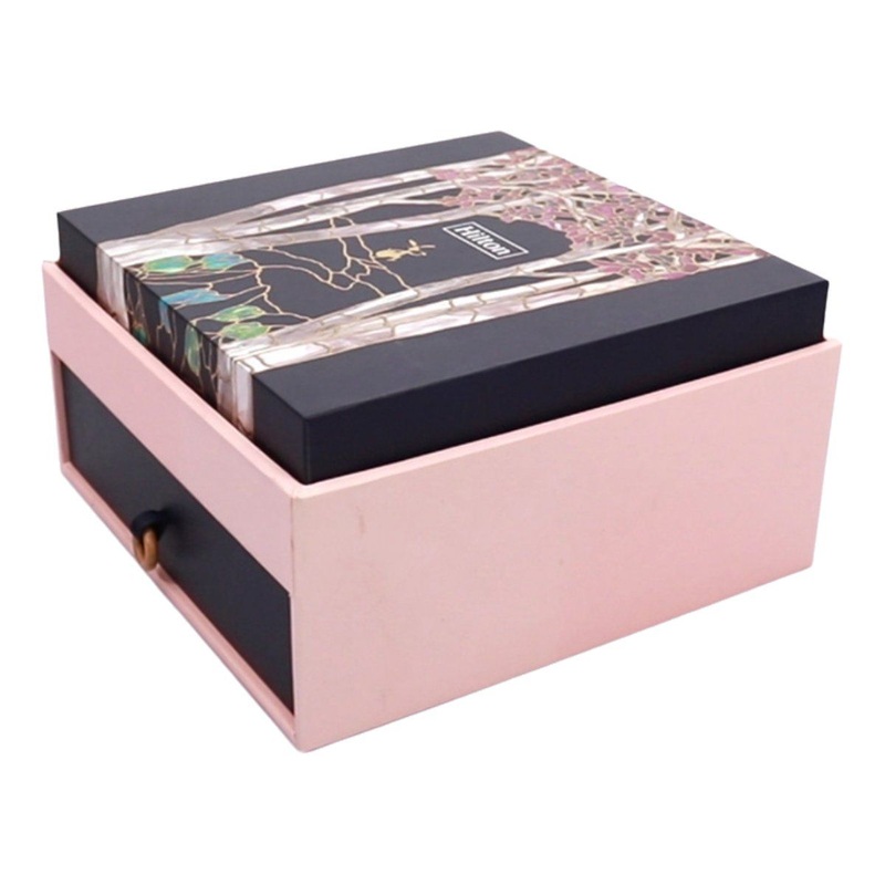 Luxury Custom Paper Plates Packaging Moon-Cake Box with Metal Pull Ring for Large Gift Packing – Packaging Box and Paper Box price