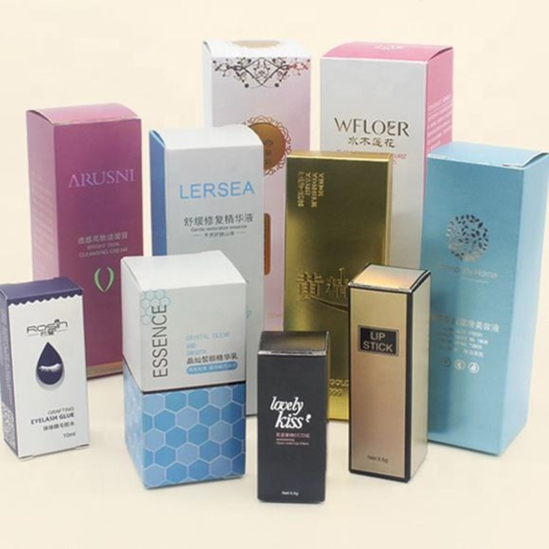 Premium Custom Folding Cosmetic Paper Card Box with Embossing – Premium Cosmetic Box and Custom Folding Box price