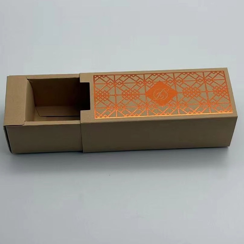 Print Paper Box Custom Gold Foil Logo Boxes Sliding Paper Gift Boxes – Kraft Paper Gift Box Custom Logo and Hollow Paper Box for Packiging Garment price