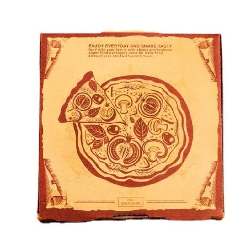 Recyclable Takeaway Packaging Paper Box Customized Corrugated Food Grade Pizza Box – Pizza Box and Food Grade Pizza Box price