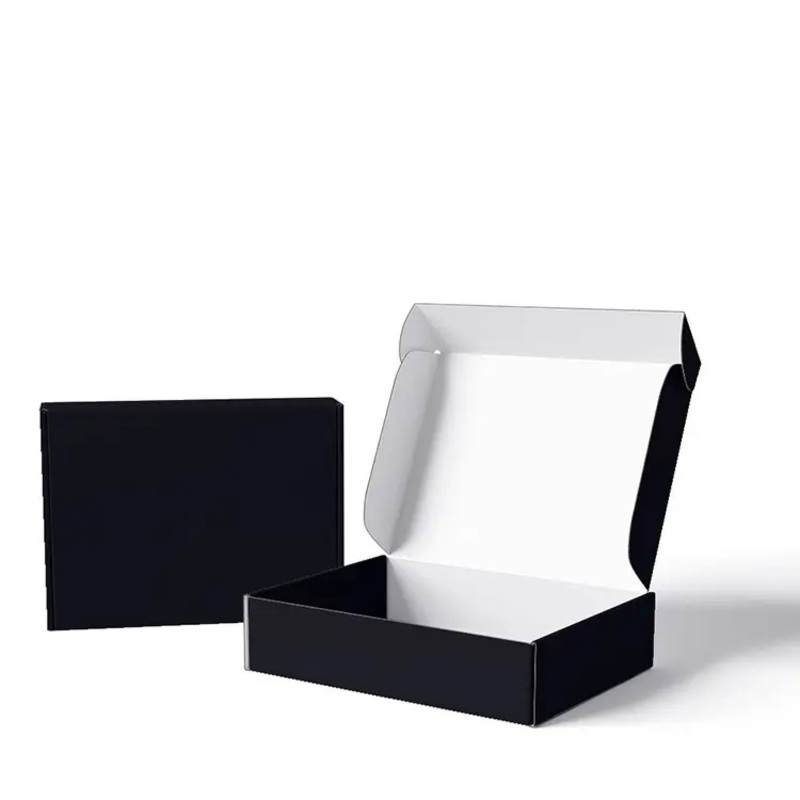 Stylish Black Corrugated Mailer Box for Beauty Products – Elegant Mailer Box and Black Corrugated Box price