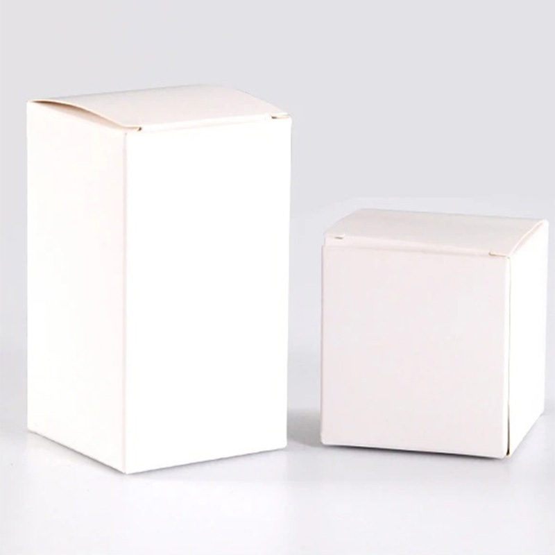 Blank White Paper Packaging Recycled Kraft Paper Gift Box Handmade Soap Packaging Cardboard Packing Carton Box – Unisex Small White Box and White Cardboard Box price