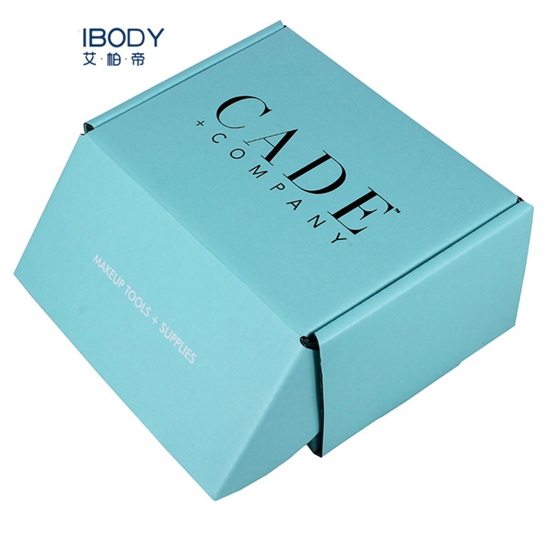 Makeup Mailer Box Customized Logo Hot Sale Blue Shipping Box – Carboard Box and Paper Box price