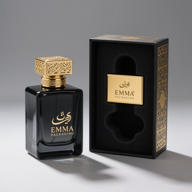 Perfume Packaging Royal Inspired Sustainable – Arabic Perfume Box and Perfume Box with Bottle price