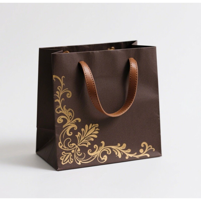 Printed White Art Coated Paper Packaging Luxury Shopping Gift Bag – Food Packing Bag and Take Away Pack price