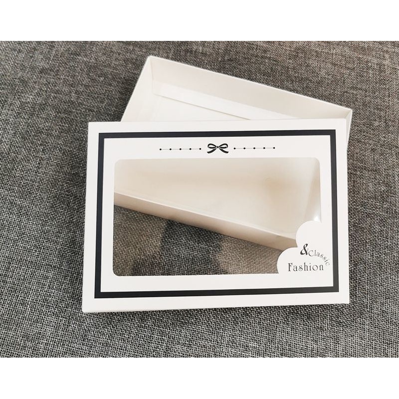 Transparent Window PVC Gift Packaging Box Wholesale Custom Luxury Custom Printed Logo Advanced Exquisite Gift Box Clear Gift Box – Box and Gift Box price