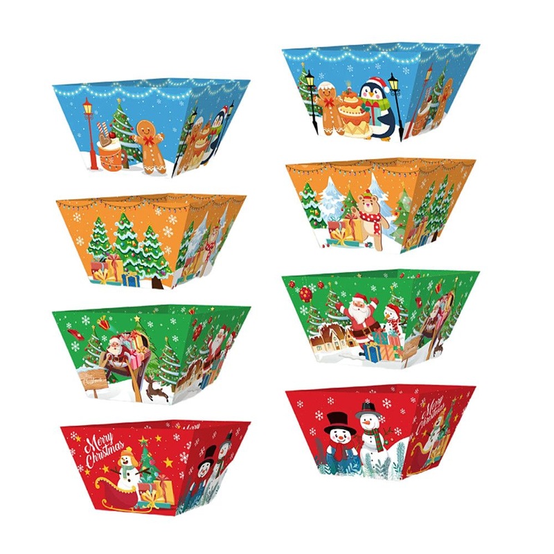 Customized Christmas Party Gift Popcorn, Cookies and Chocolate Cartons – Packaging Box and Gift Box price