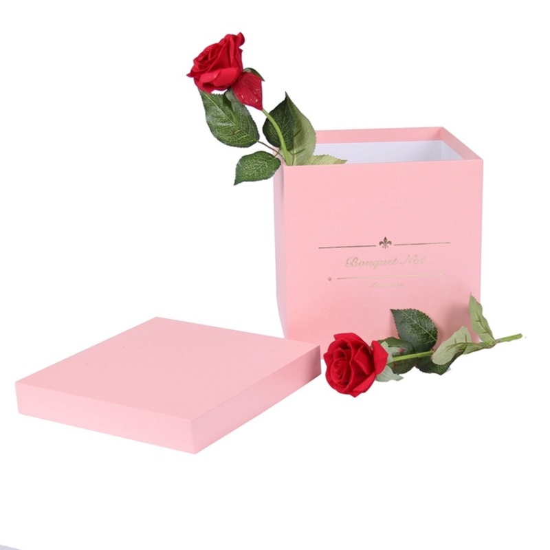 Jewelry Packaging Gift Valentines Day New Paper Carton Flower Box – Carton Flower Box and Cardboard Tube Packaging price